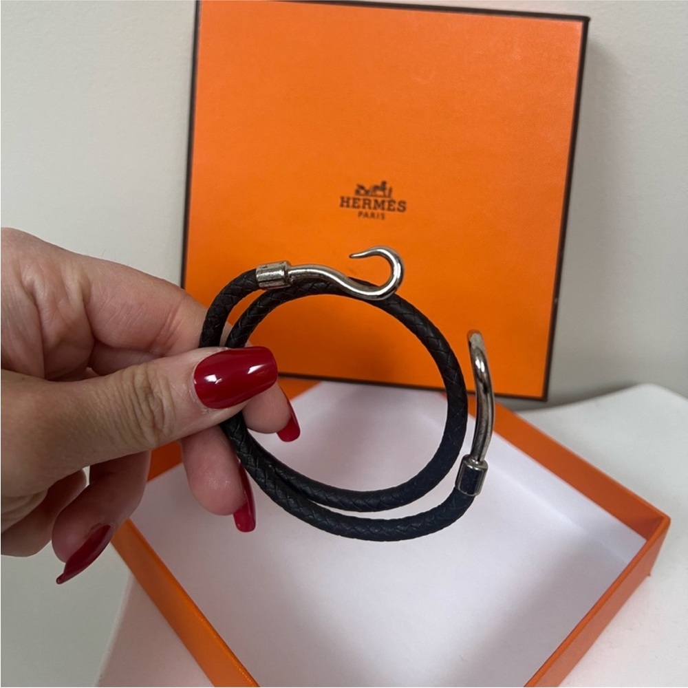Black Leather Bracelet
